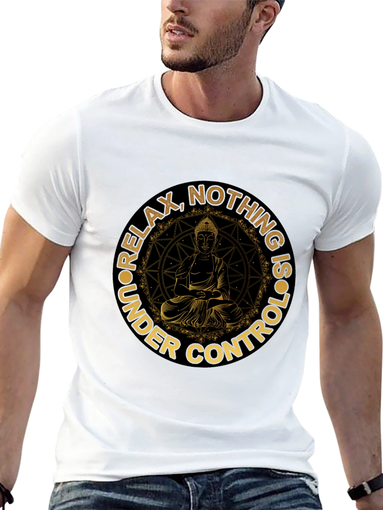 Relax Nothing Is Under Control Buddha T-Shirt