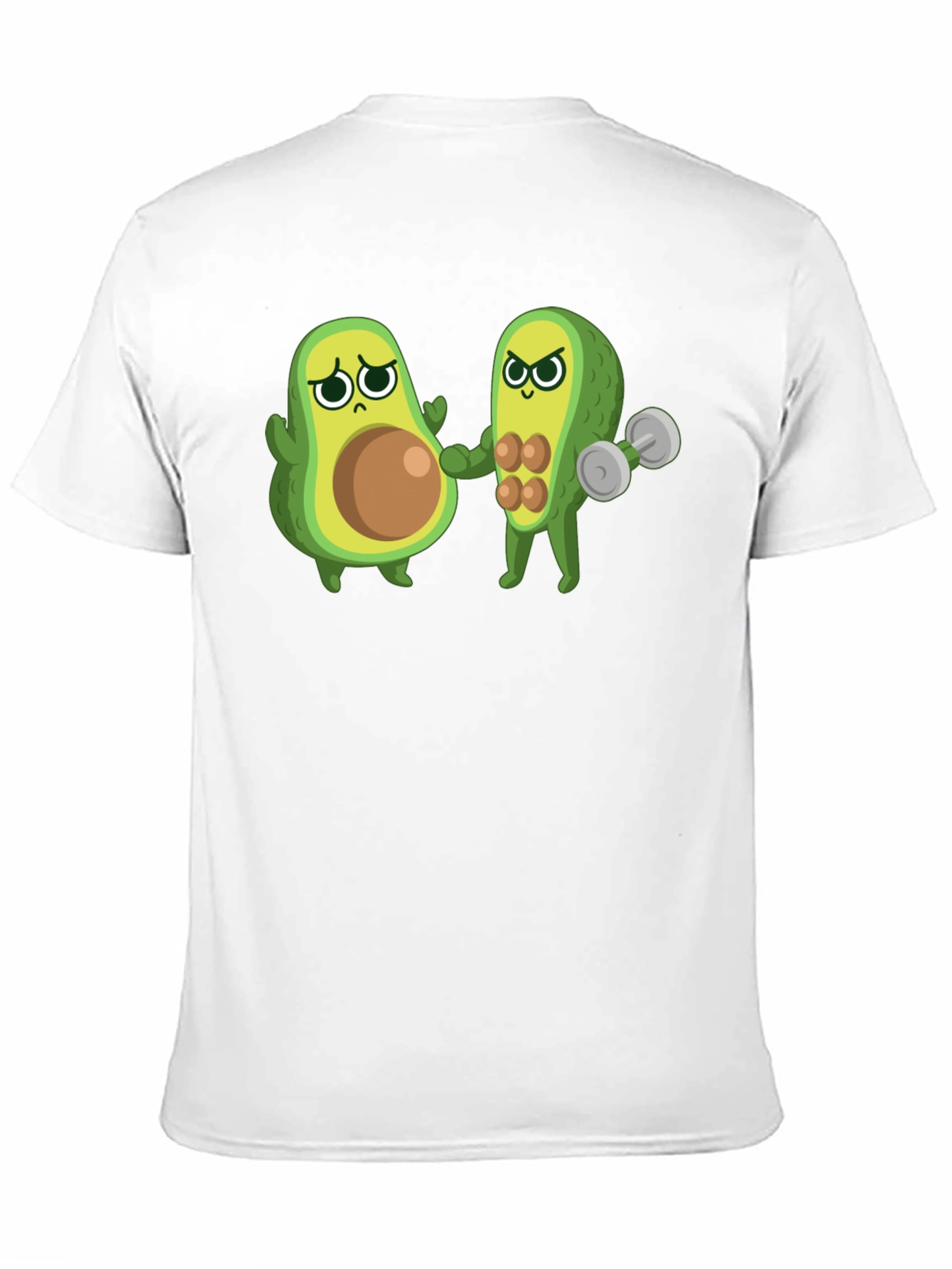 Funny Avocado Gym T-Shirt - Black