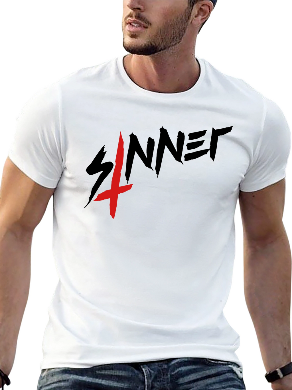 Sinner T-Shirt - Bold Graphic Tee Premium Cotton