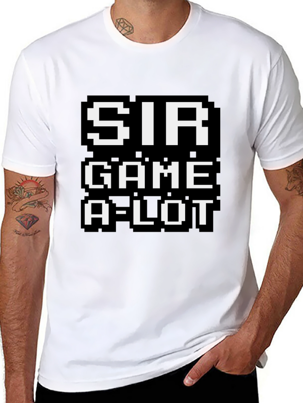 Sir Game A-Lot Pixel T-Shirt