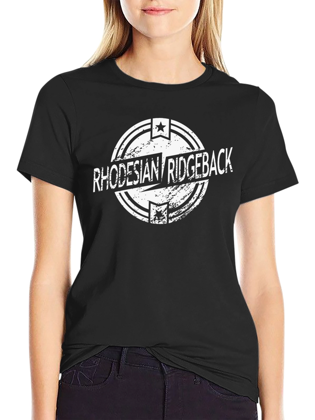 Rhodesian Ridgeback Black T-Shirt