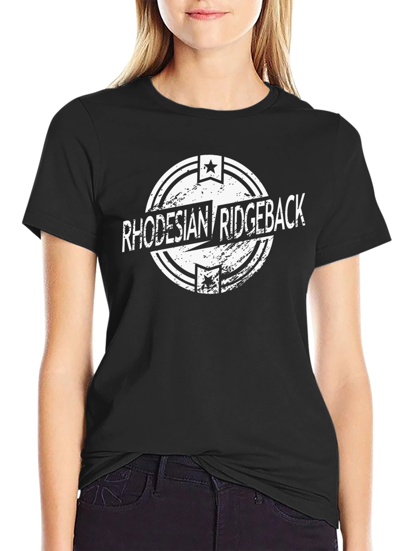 Rhodesian Ridgeback Black T-Shirt