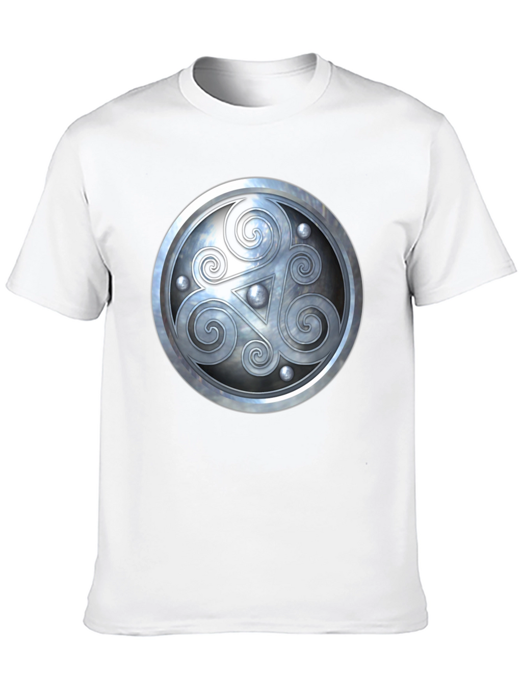Celtic Shield Design Black T-Shirt