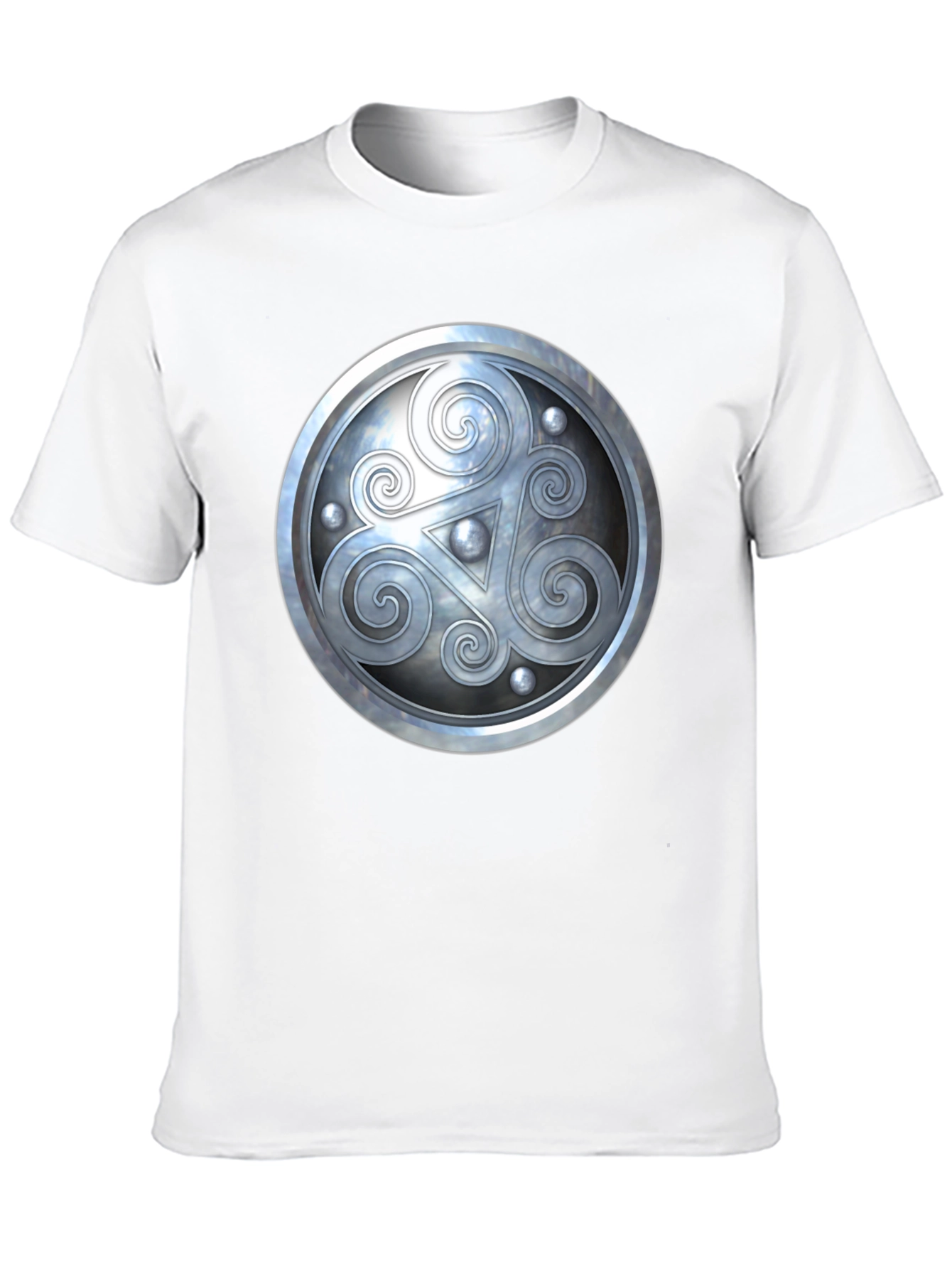 Celtic Shield Design Black T-Shirt