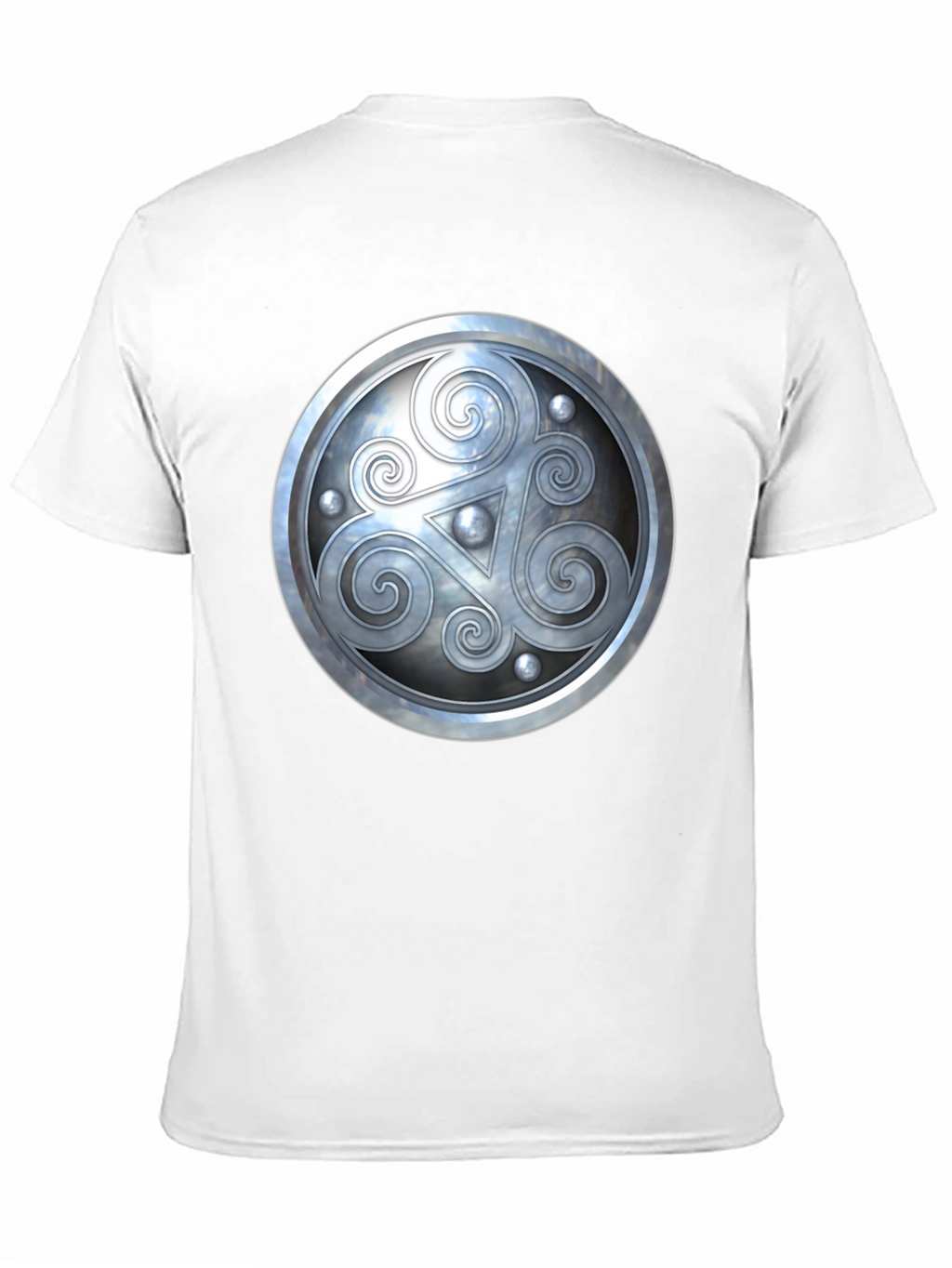 Celtic Shield Design Black T-Shirt