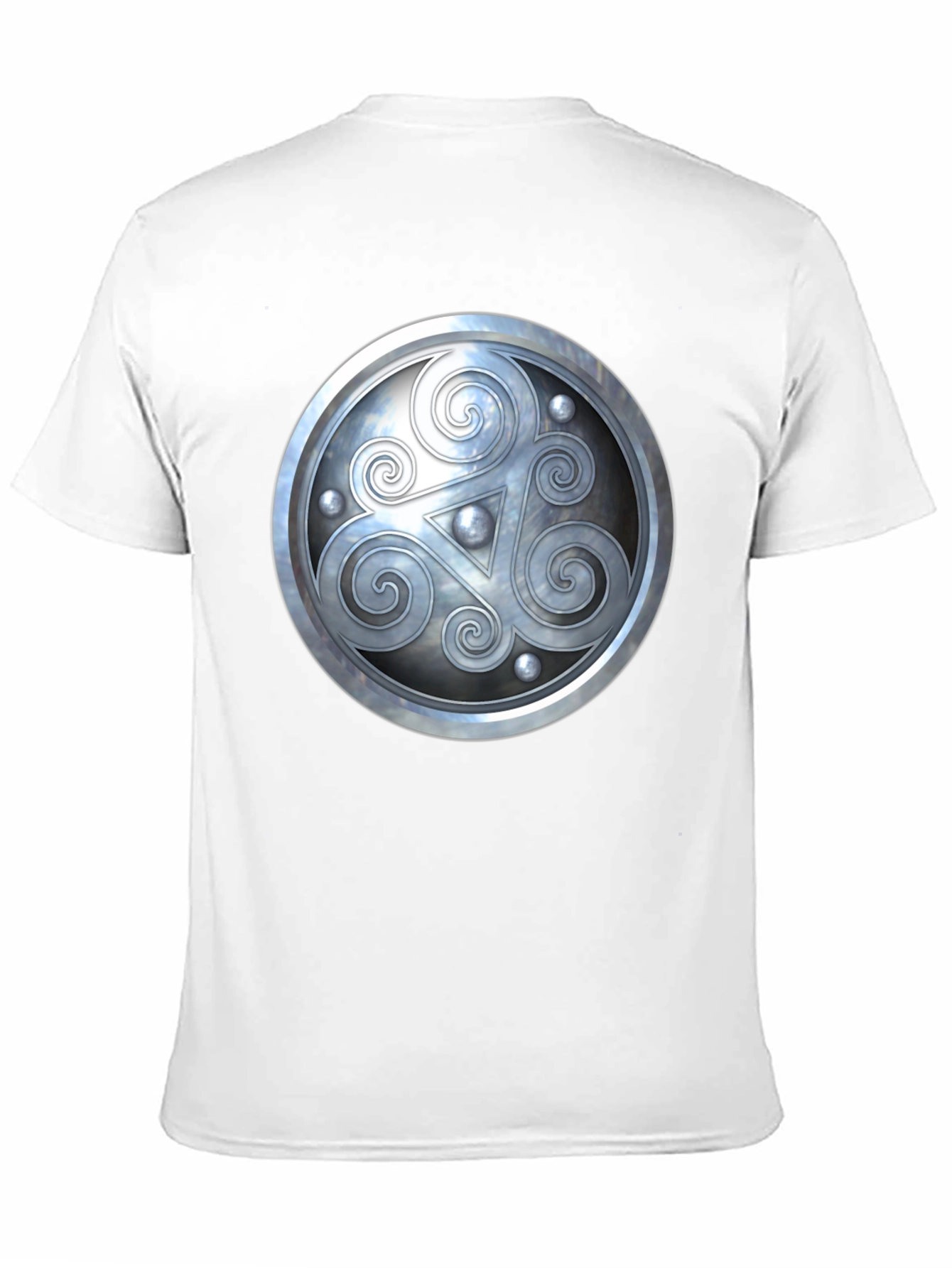 Celtic Shield Design Black T-Shirt