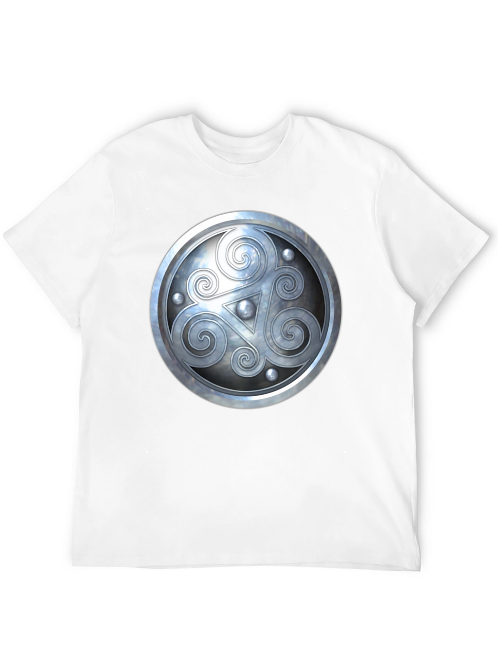 Celtic Shield Design Black T-Shirt