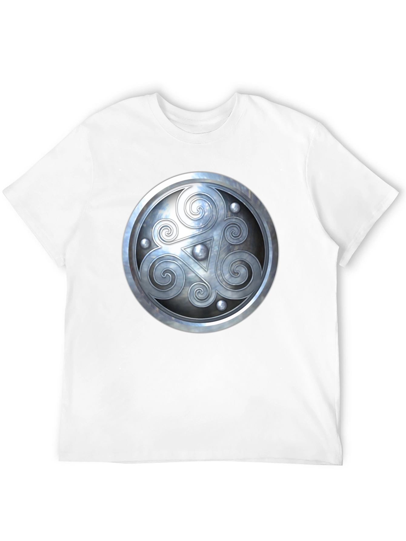 Celtic Shield Design Black T-Shirt