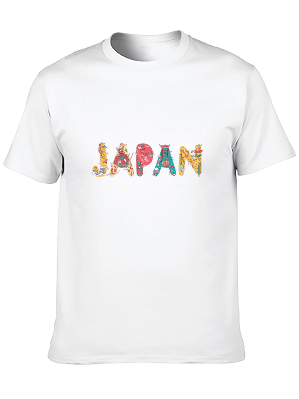 Japan Graphic Tee - Black Crew Neck T-Shirt