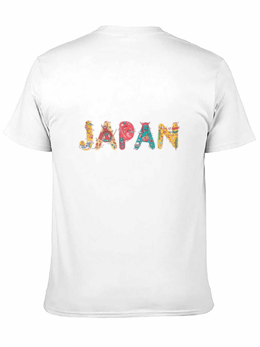 Japan Graphic Tee - Black Crew Neck T-Shirt