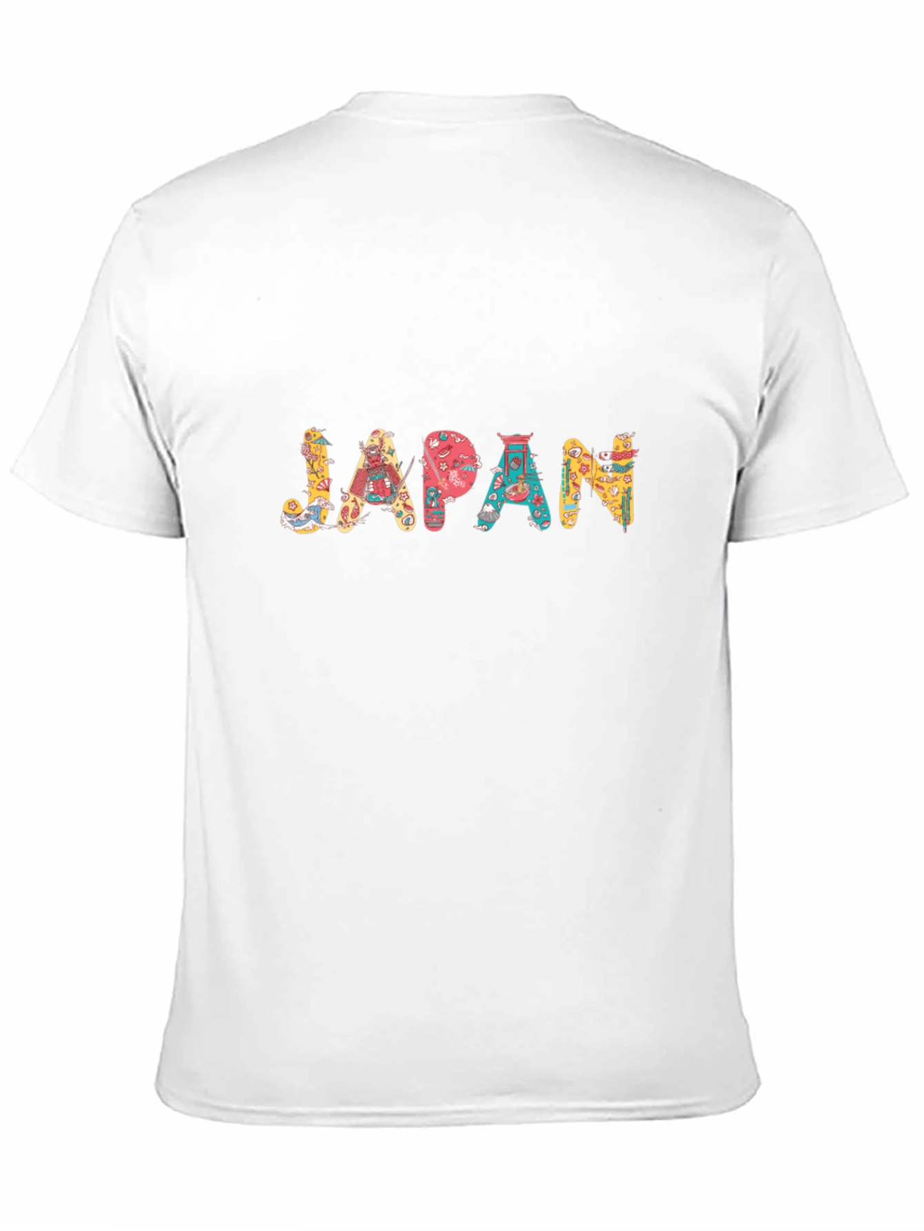 Japan Graphic Tee - Black Crew Neck T-Shirt