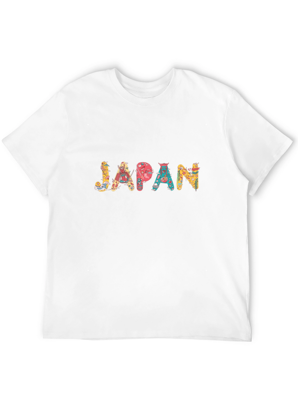 Japan Graphic Tee - Black Crew Neck T-Shirt