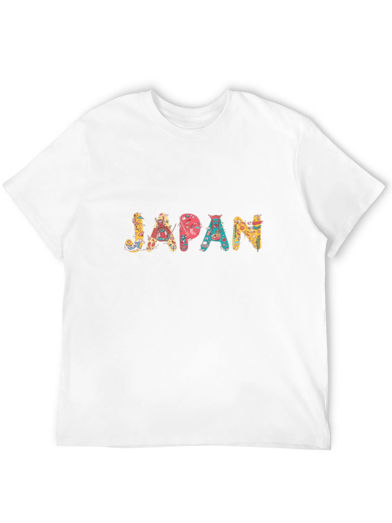 Japan Graphic Tee - Black Crew Neck T-Shirt
