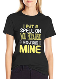 Spell On You Graphic Tee - Fun Halloween Shirt