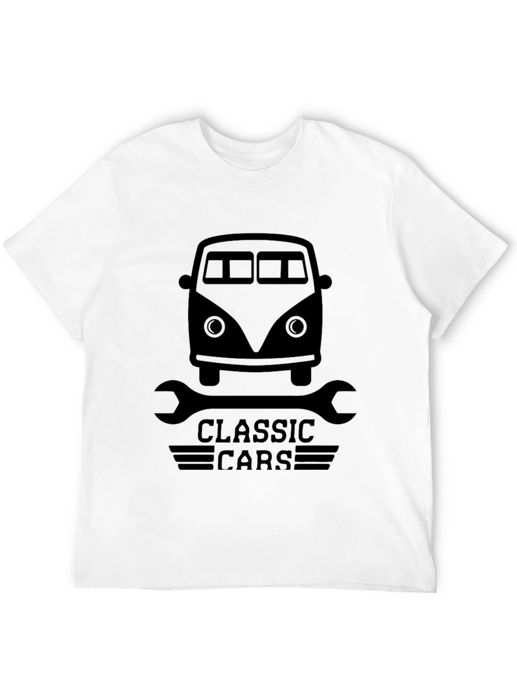 Classic Cars Graphic Tee - Mens Black T-Shirt