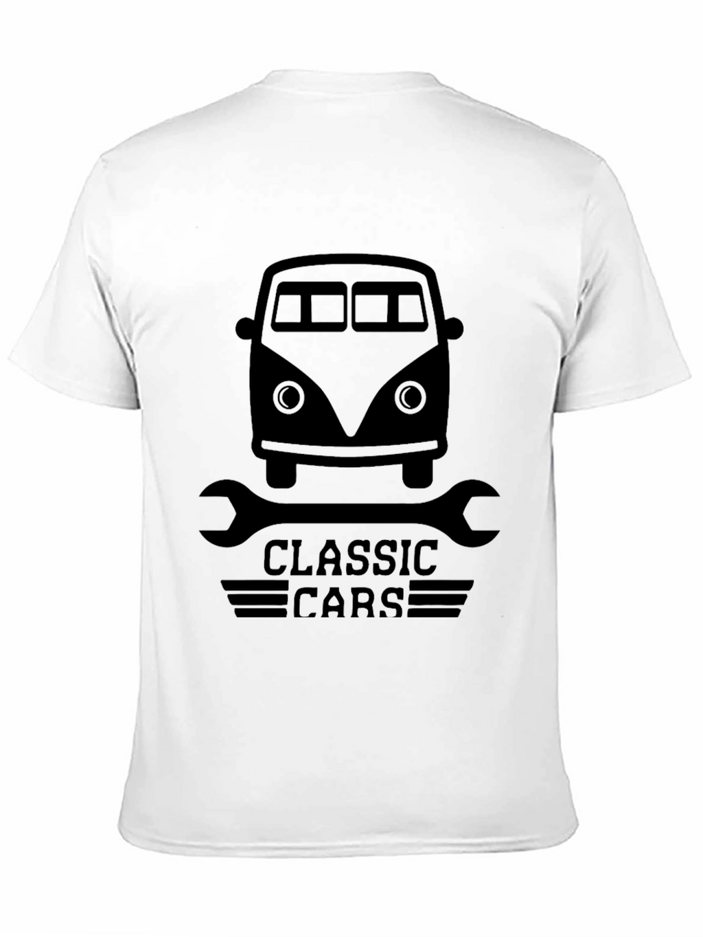 Classic Cars Graphic Tee - Mens Black T-Shirt