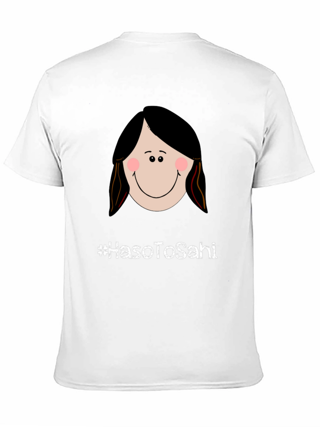 Humorous Graphic Tee - #HasoToSahi
