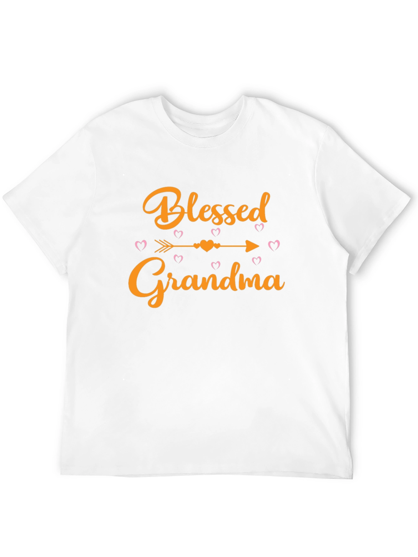 Blessed Grandma Black Graphic T-Shirt
