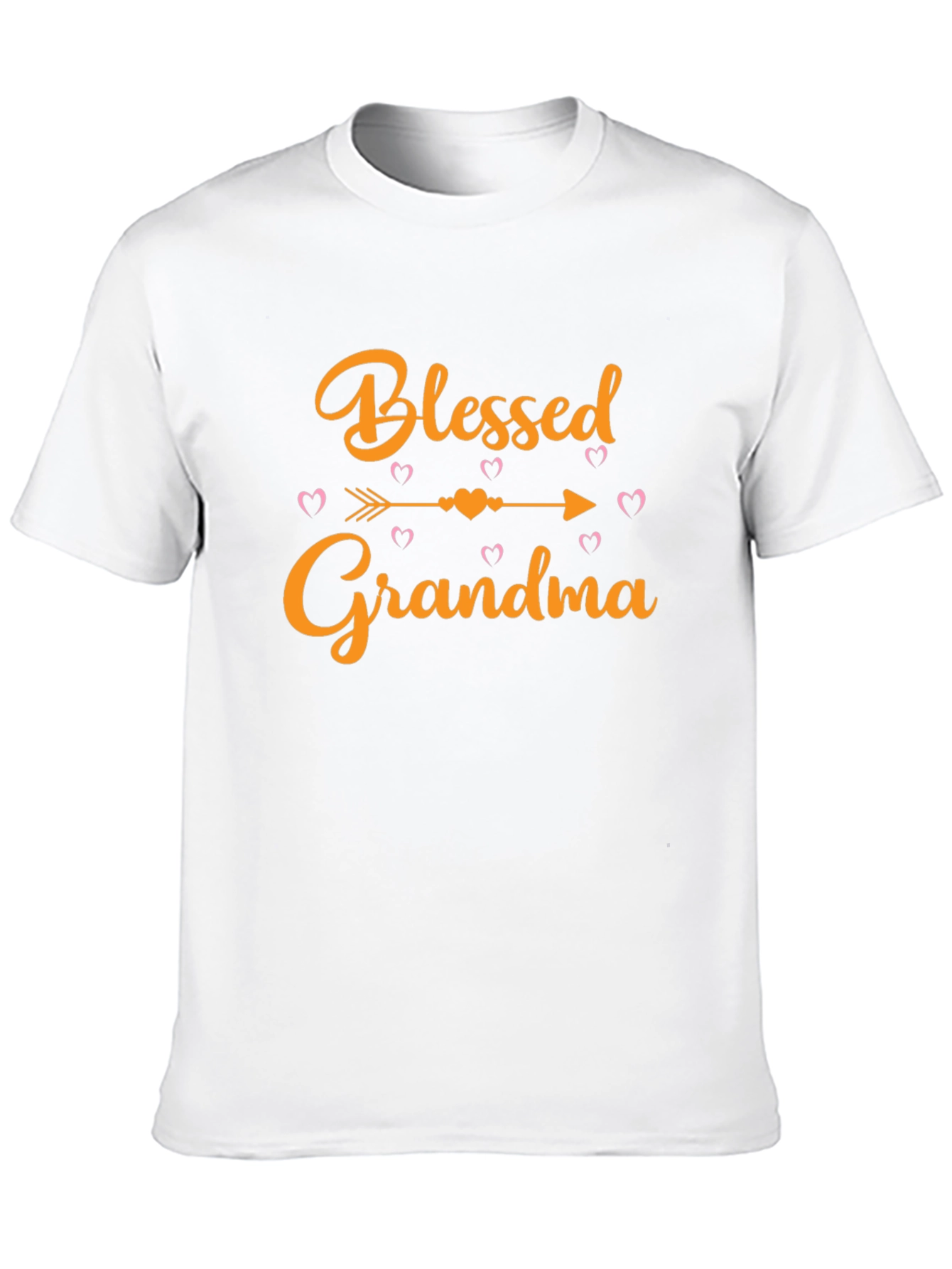 Blessed Grandma Black Graphic T-Shirt