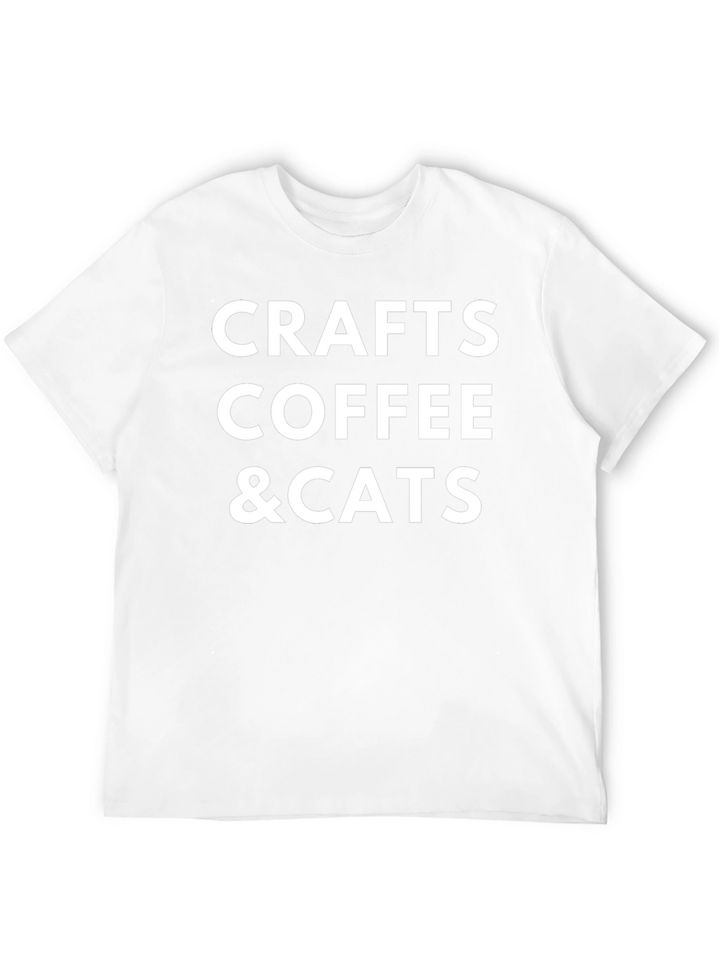 Crafts Coffee & Cats Graphic T-Shirt