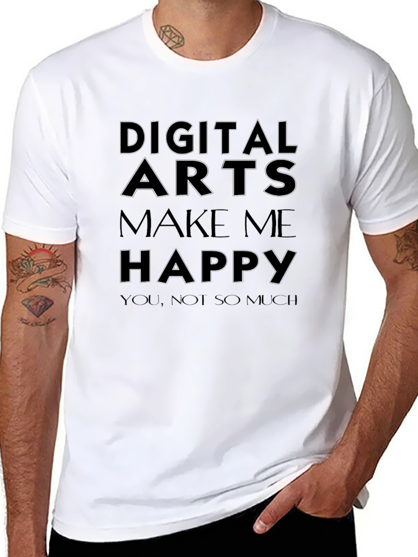 Digital Arts Make Me Happy T-Shirt