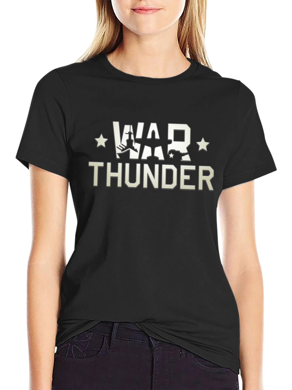 War Thunder Graphic T-Shirt - Black Cotton Tee
