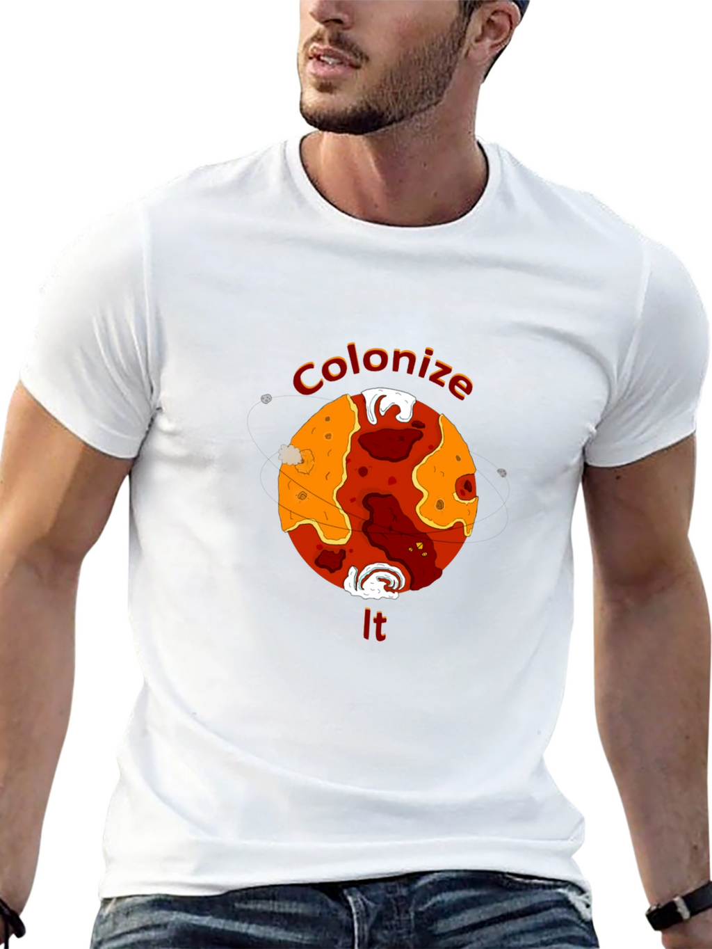 Colonize It Planet Graphic T-Shirt