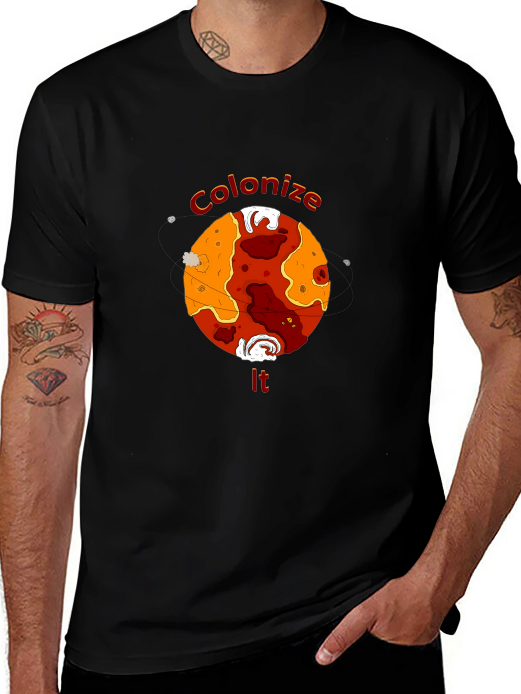 Colonize It Planet Graphic T-Shirt