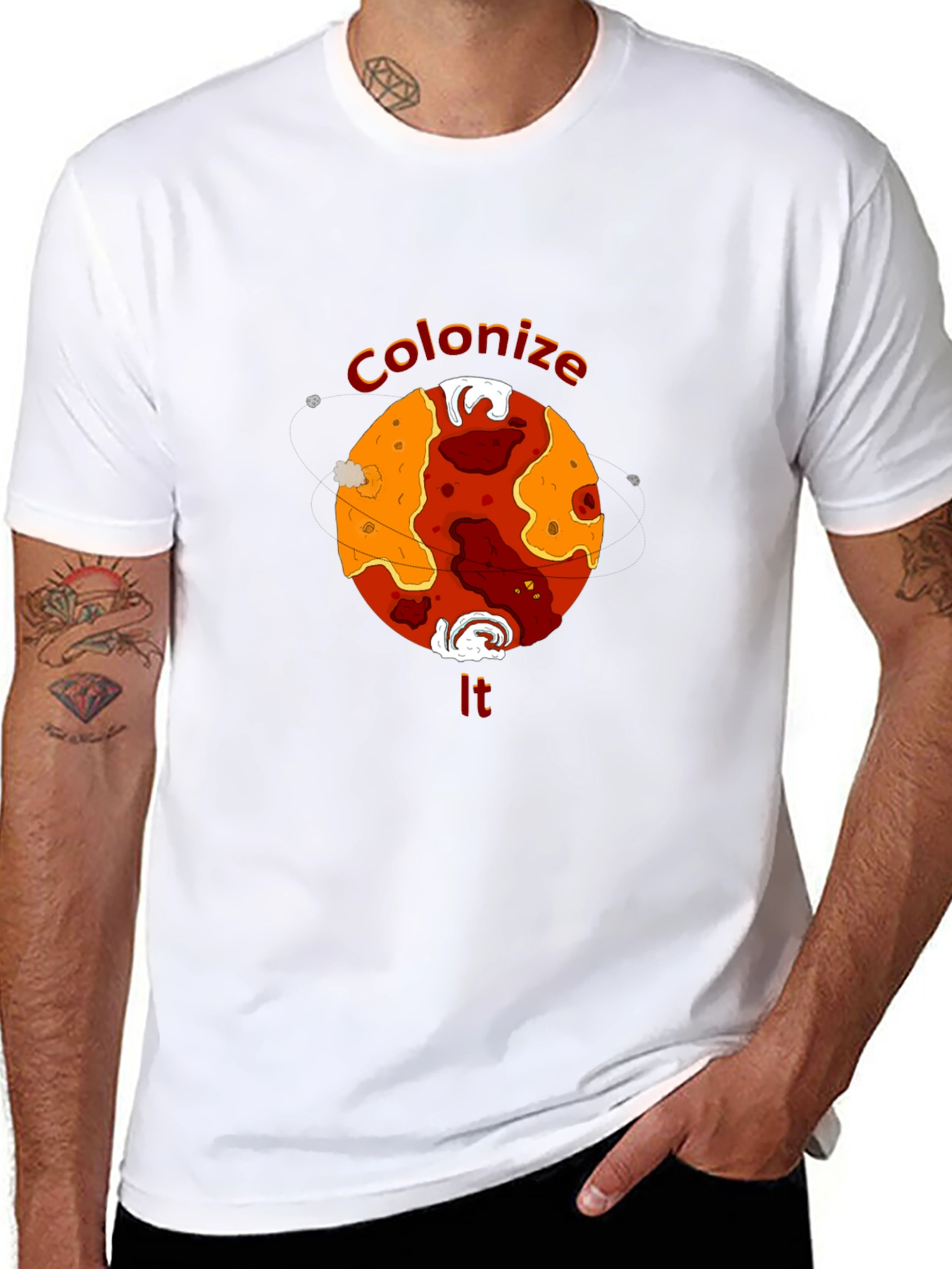 Colonize It Planet Graphic T-Shirt