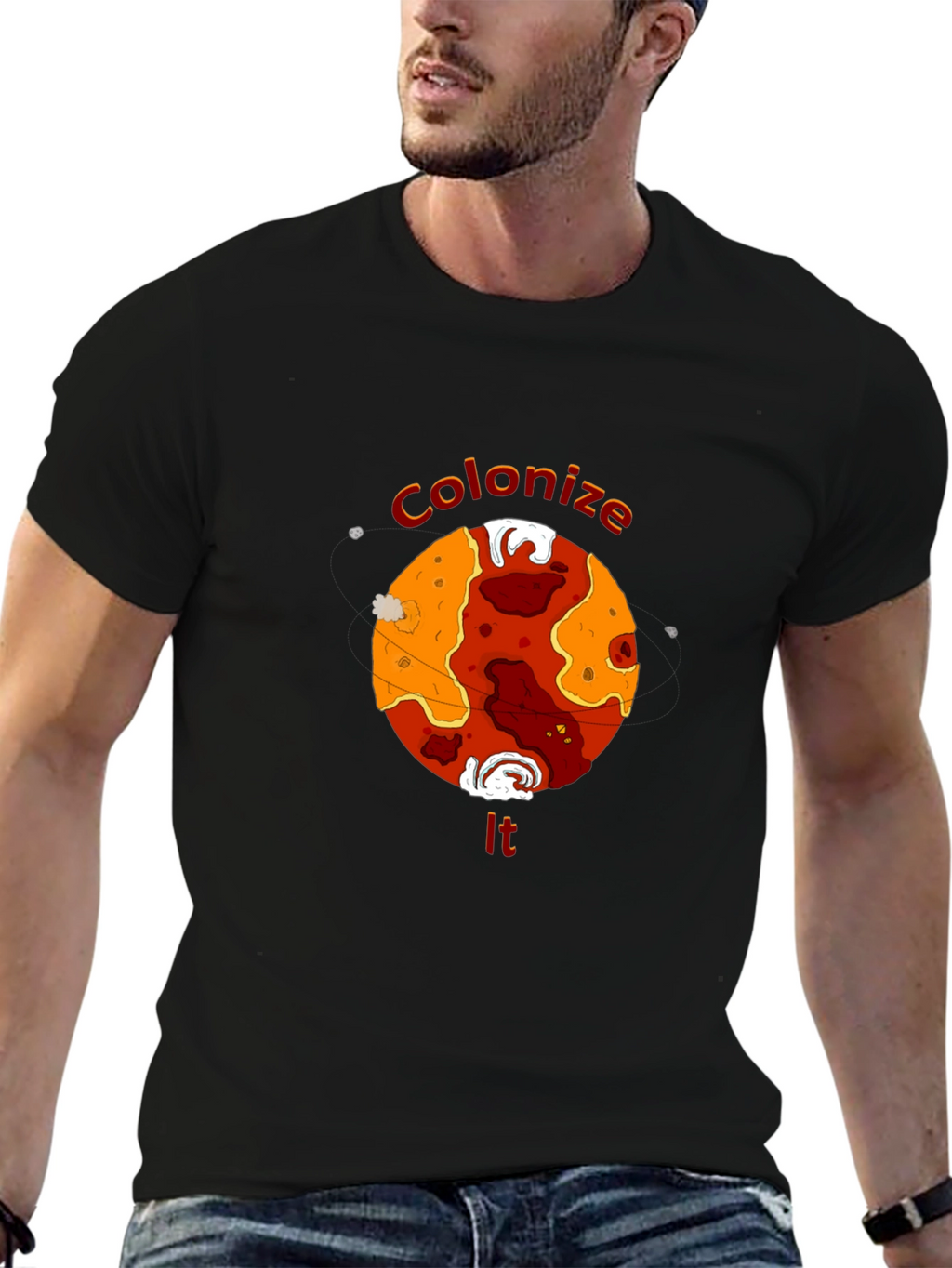Colonize It Planet Graphic T-Shirt