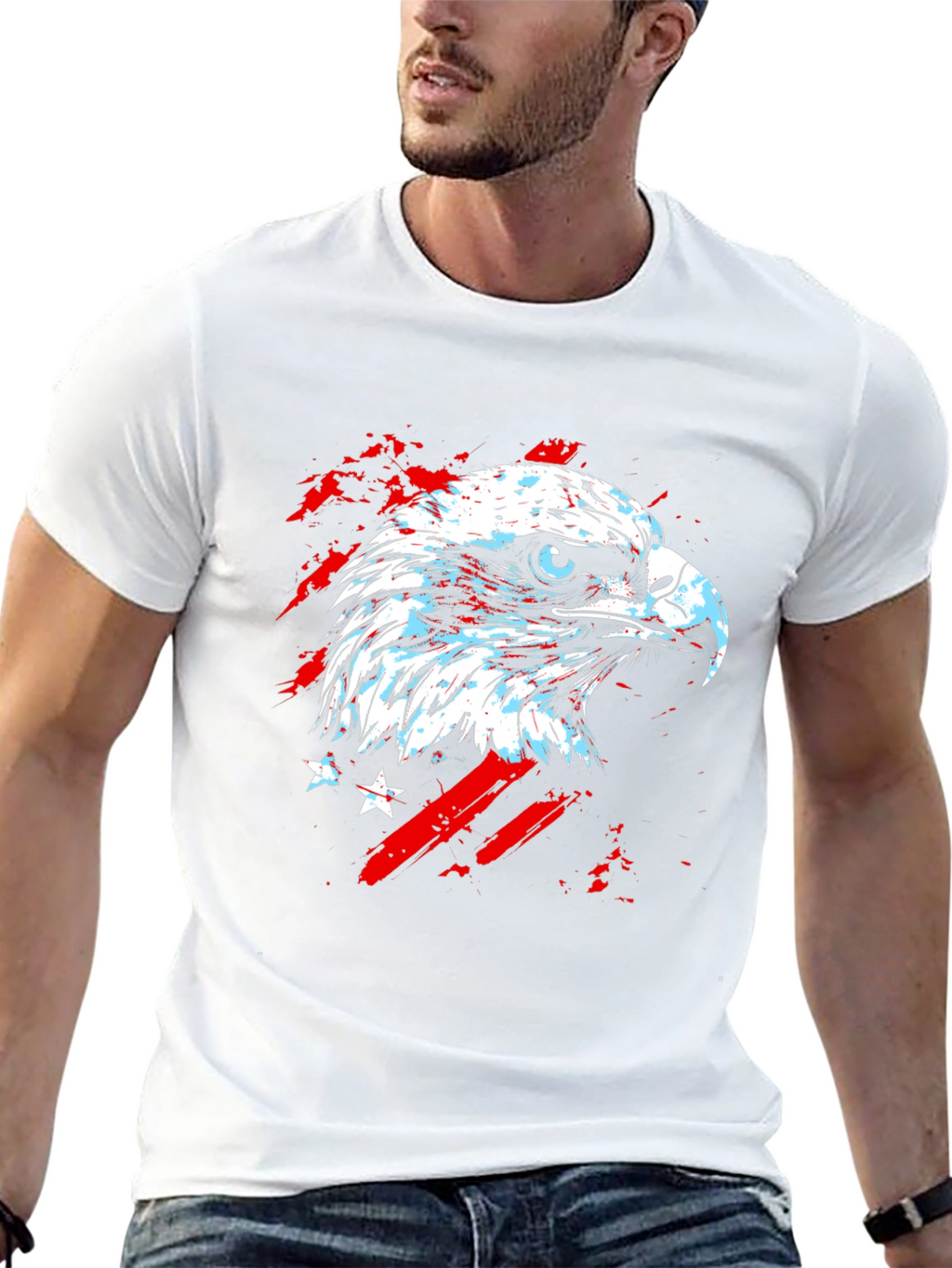 Eagle Graphic Print T-Shirt