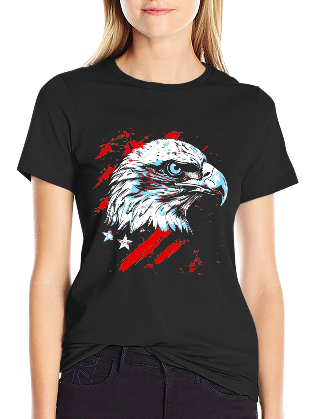 Eagle Graphic Print T-Shirt