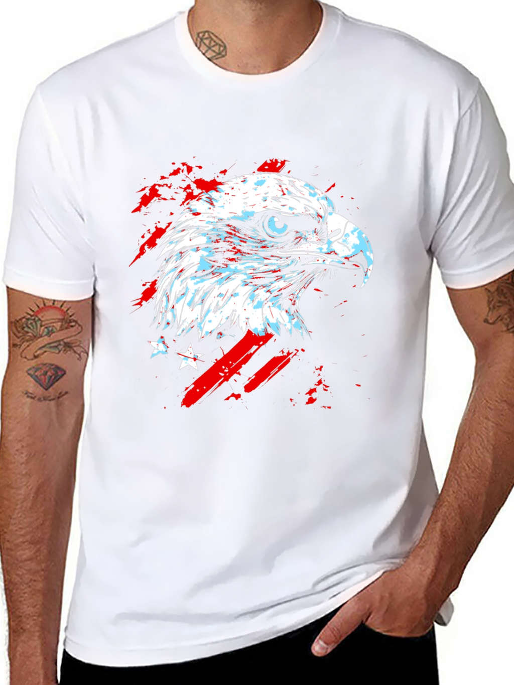 Eagle Graphic Print T-Shirt
