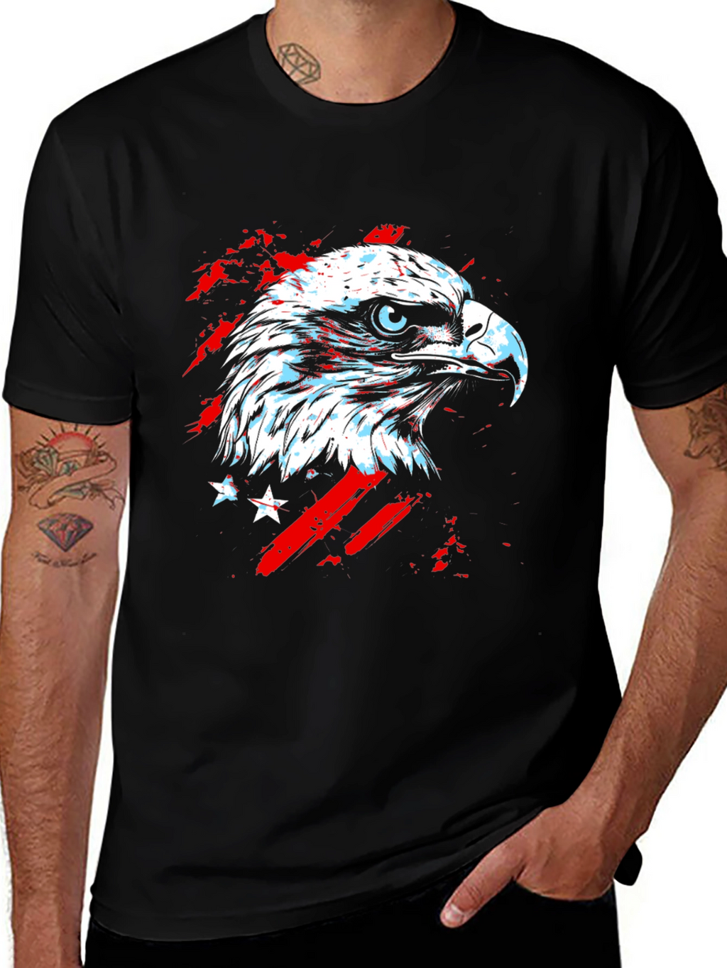 Eagle Graphic Print T-Shirt
