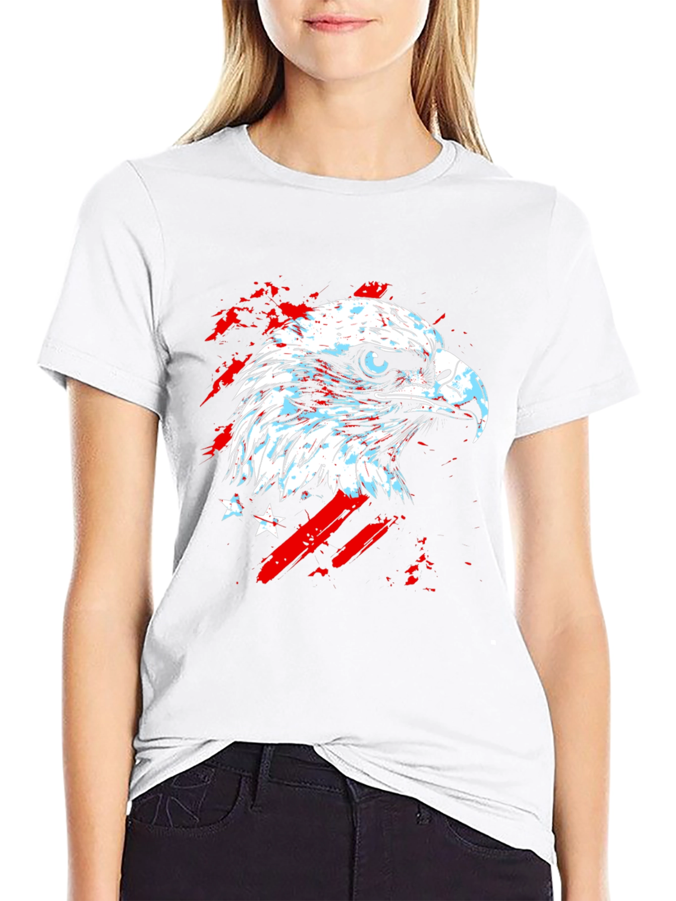 Eagle Graphic Print T-Shirt