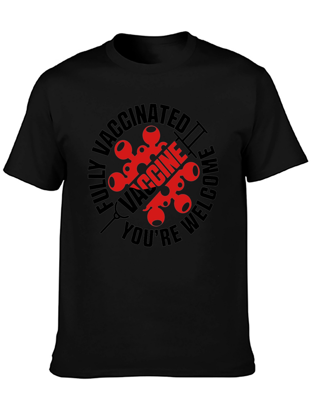 Vaccinated Welcome Graphic Tee