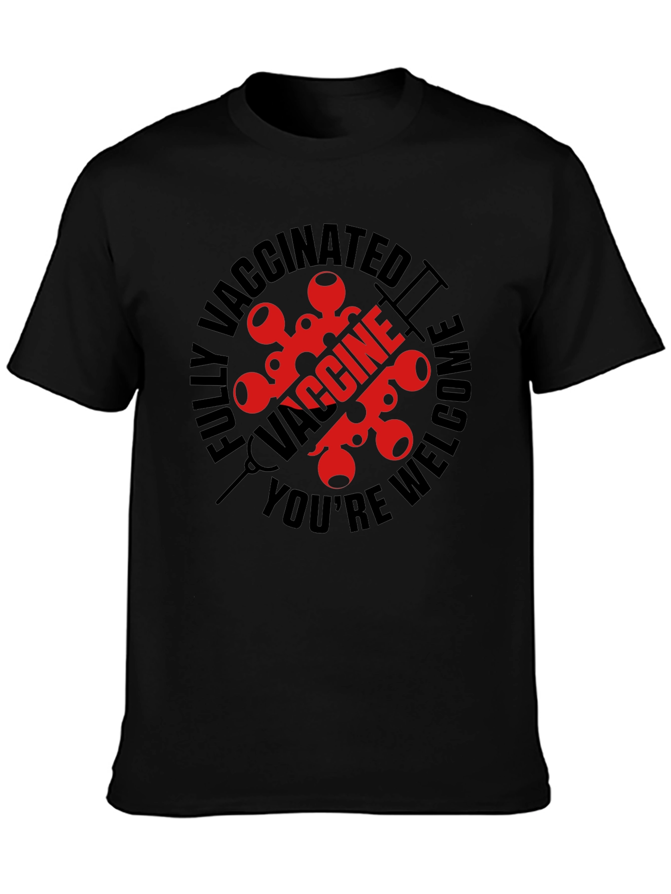 Vaccinated Welcome Graphic Tee