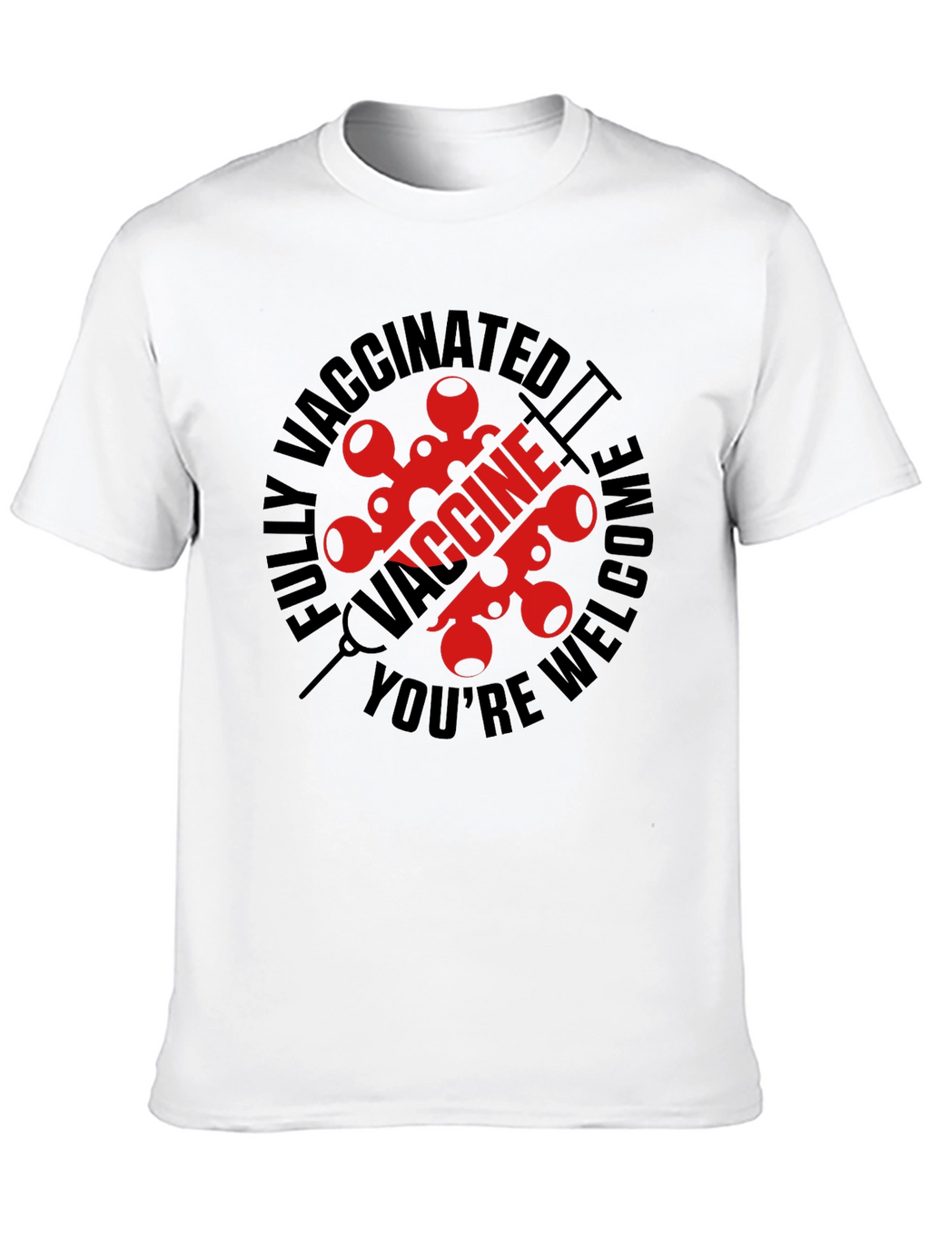 Vaccinated Welcome Graphic Tee