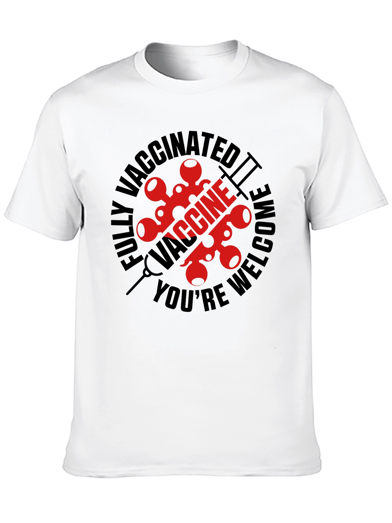 Vaccinated Welcome Graphic Tee