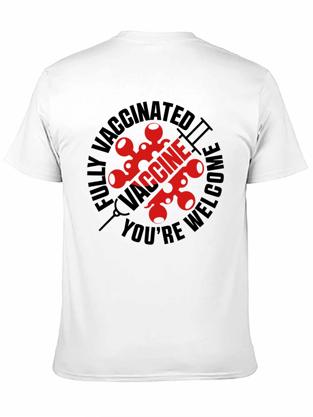 Vaccinated Welcome Graphic Tee