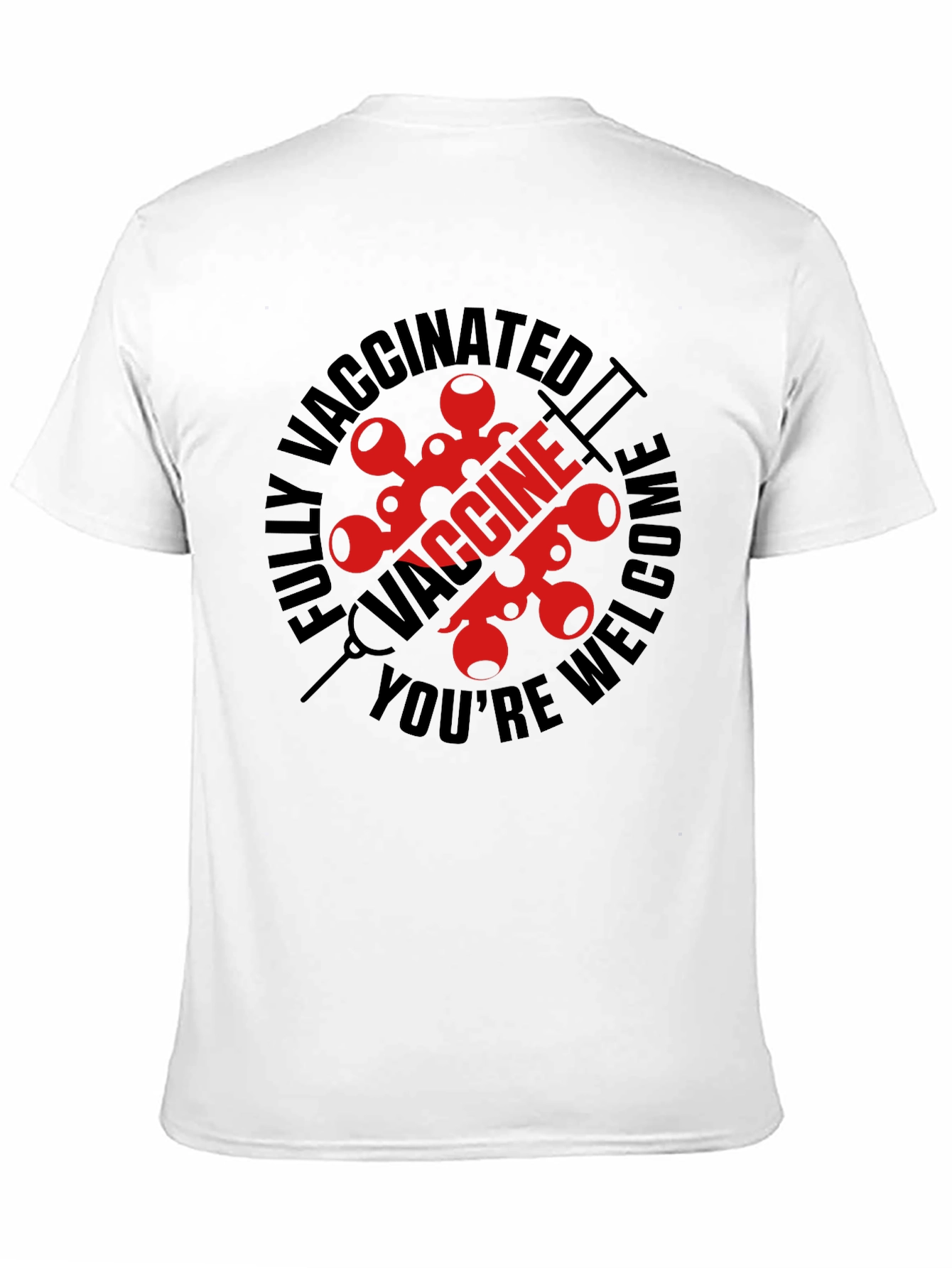 Vaccinated Welcome Graphic Tee