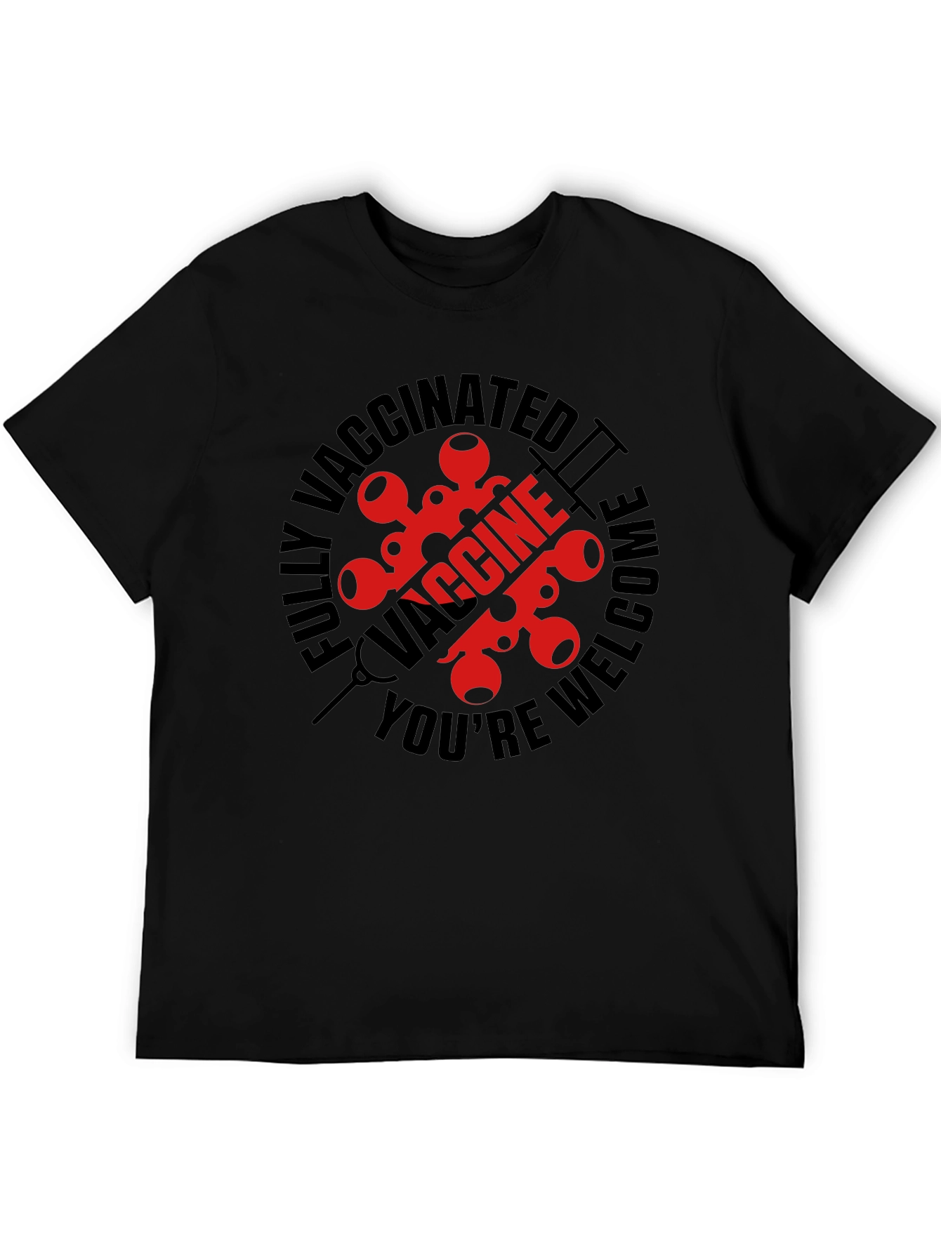 Vaccinated Welcome Graphic Tee