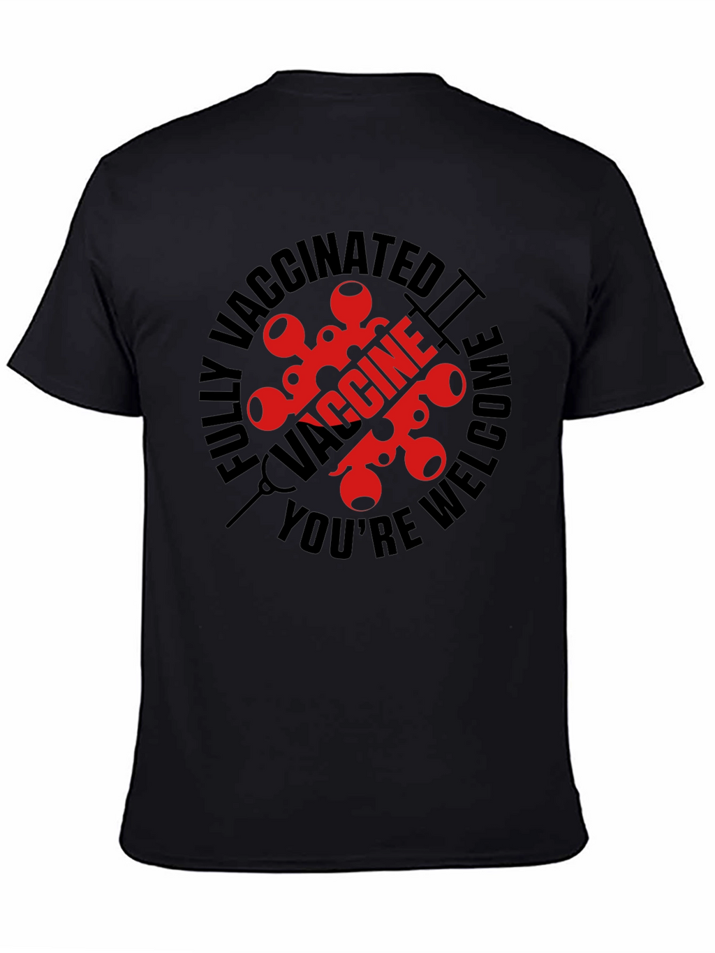 Vaccinated Welcome Graphic Tee