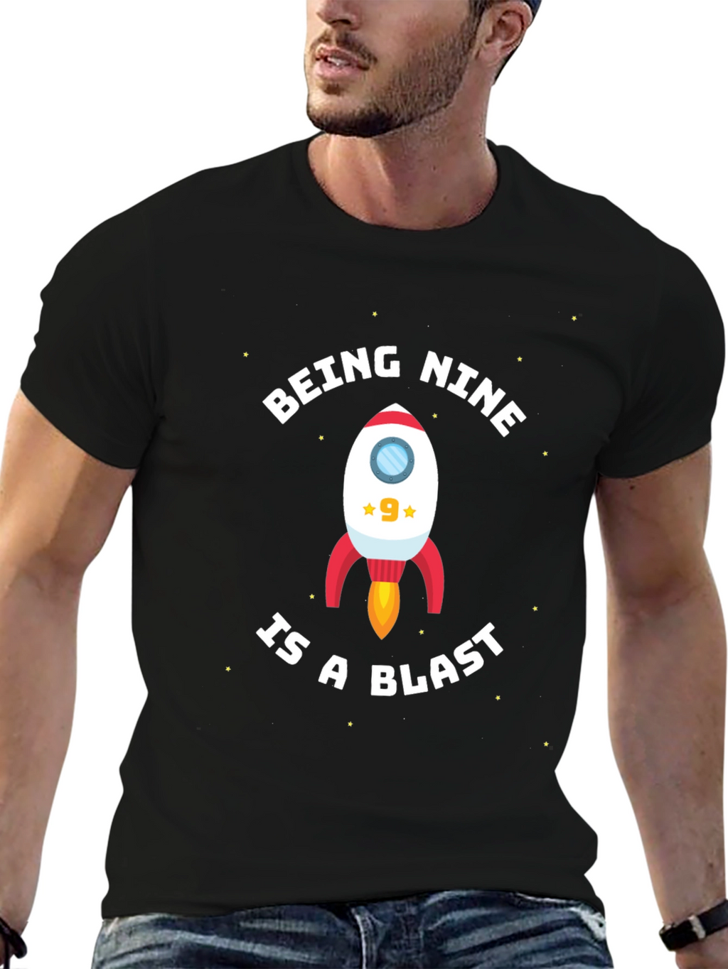 Being Nine Is a Blast Birthday T-Shirt