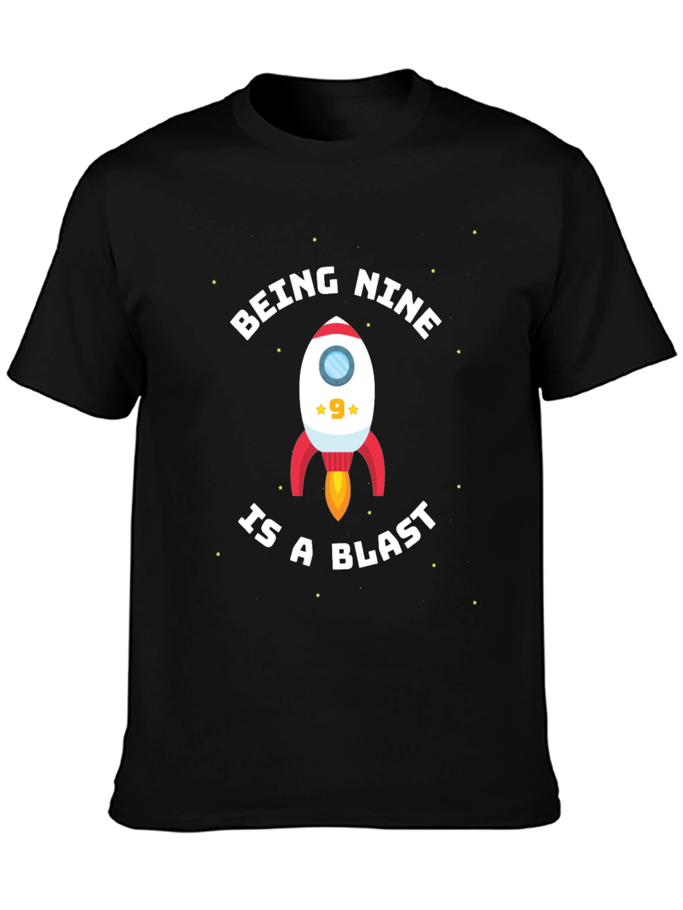 Being Nine Is a Blast Birthday T-Shirt