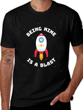 Being Nine Is a Blast Birthday T-Shirt