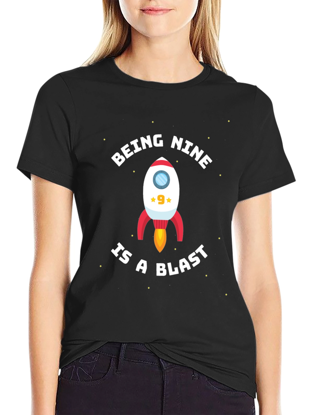 Being Nine Is a Blast Birthday T-Shirt