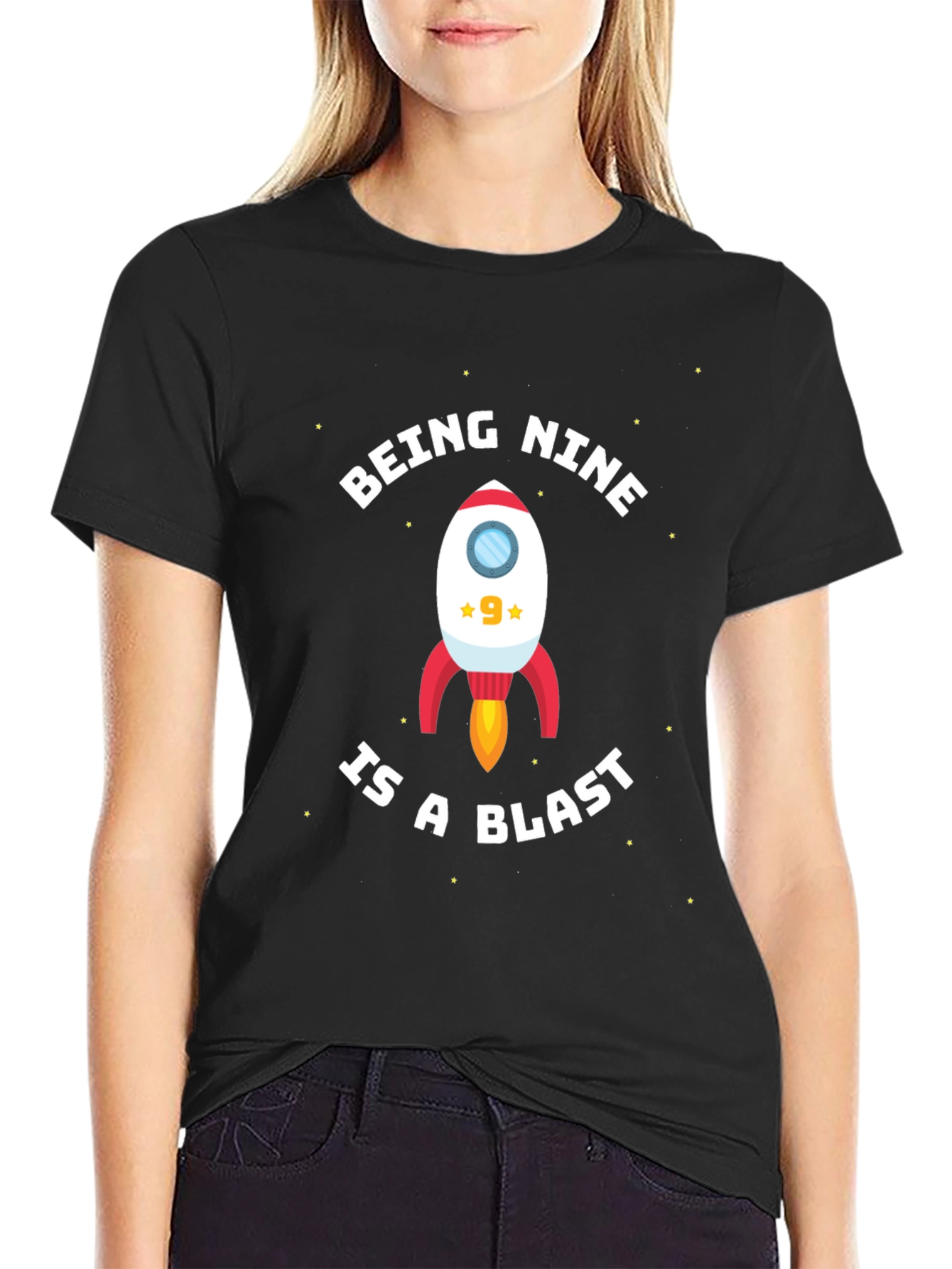 Being Nine Is a Blast Birthday T-Shirt