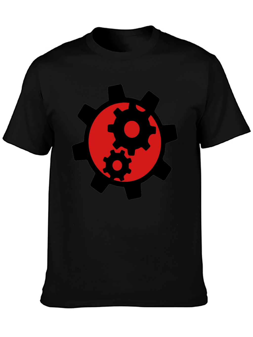 Gear Graphic Black T-Shirt