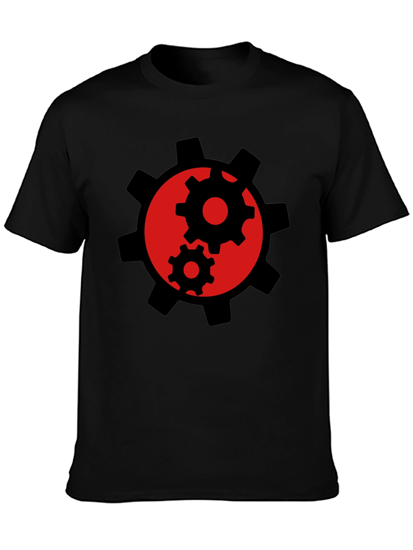 Gear Graphic Black T-Shirt
